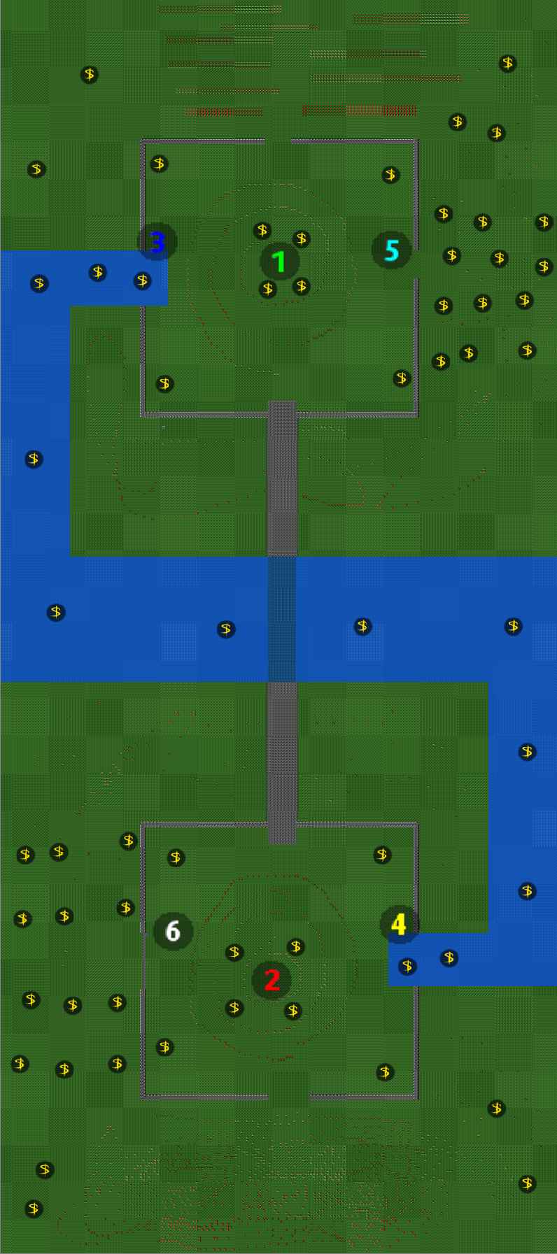 帝国时代Ⅱmod 2~6p 专属地图